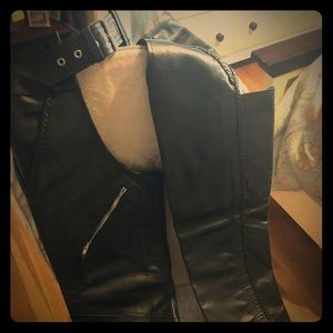 Backless Chaps, Genuine Leather